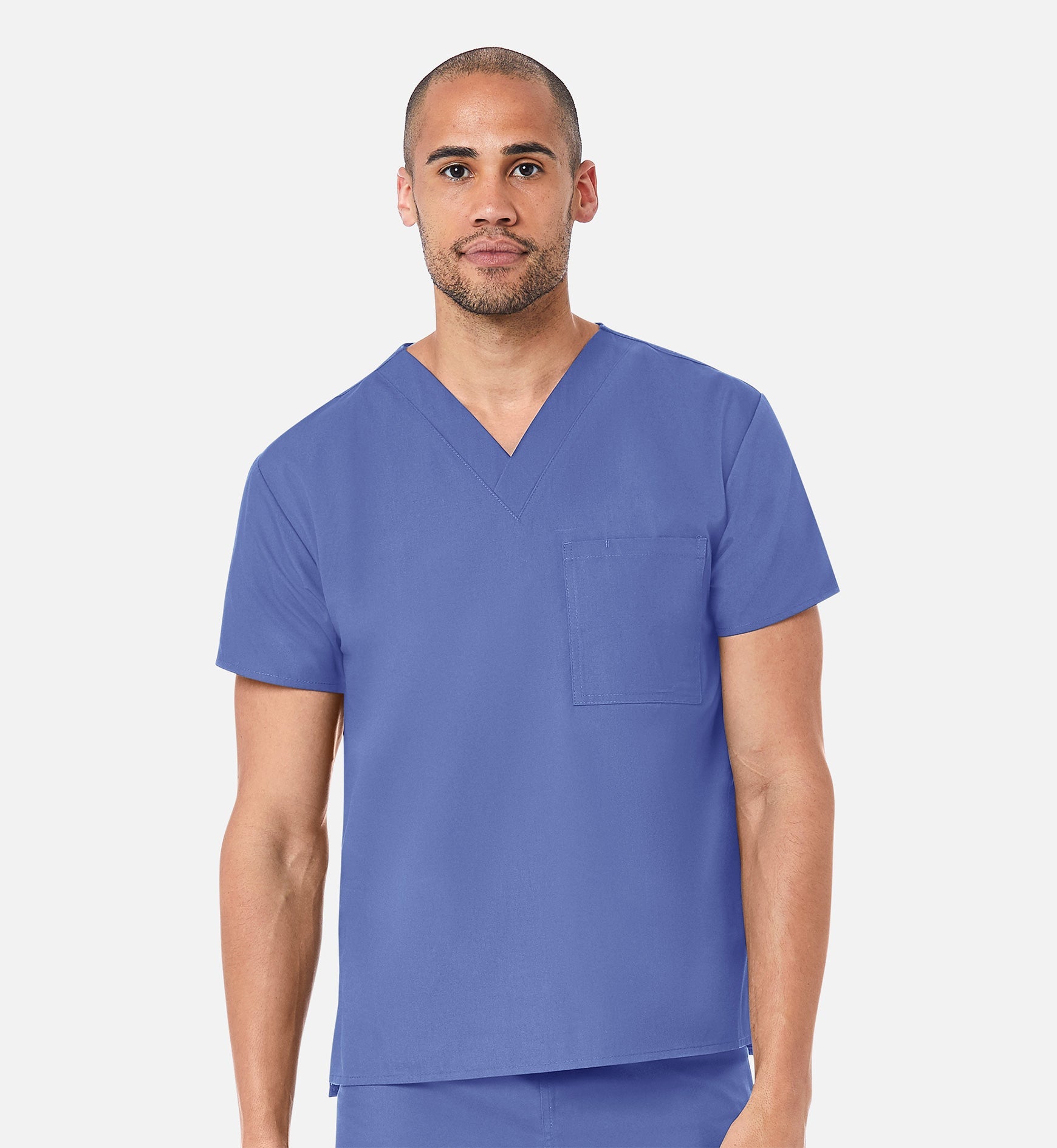 Core 1006 Unisex V-Neck Top Ceil Blue