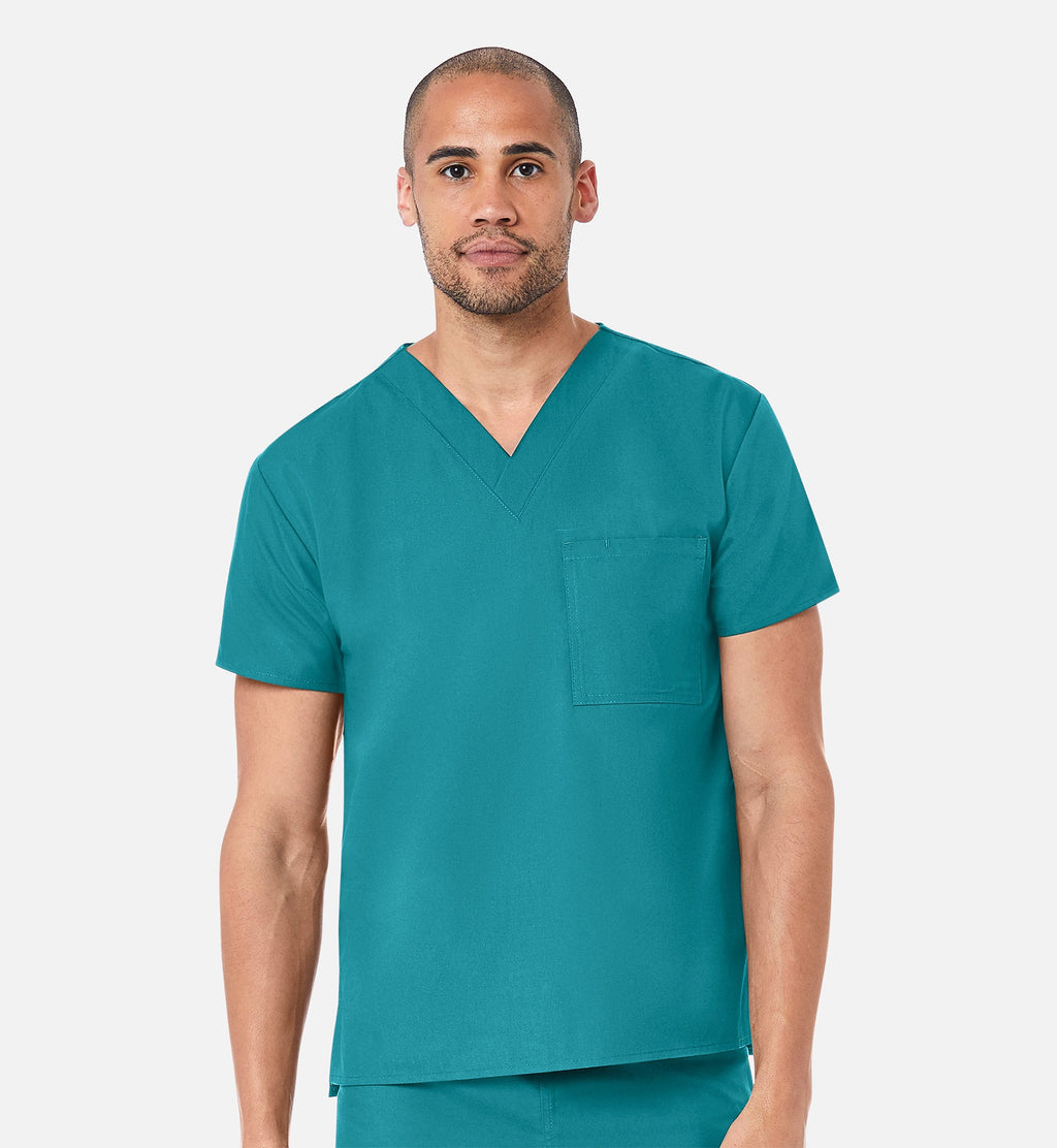 Core 1006 Unisex V-Neck Top Lake Blue