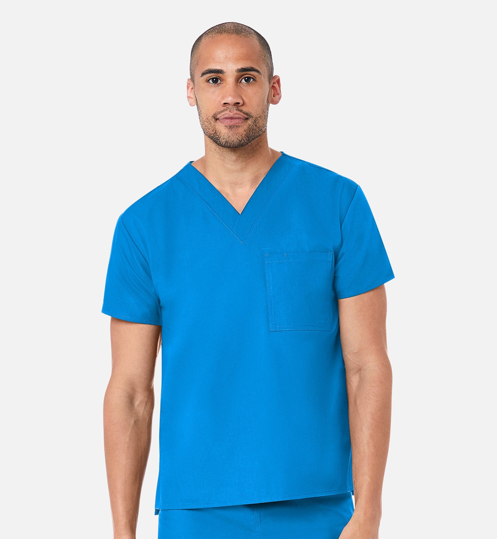 Core 1006 Unisex V-Neck Top Malibu Blue