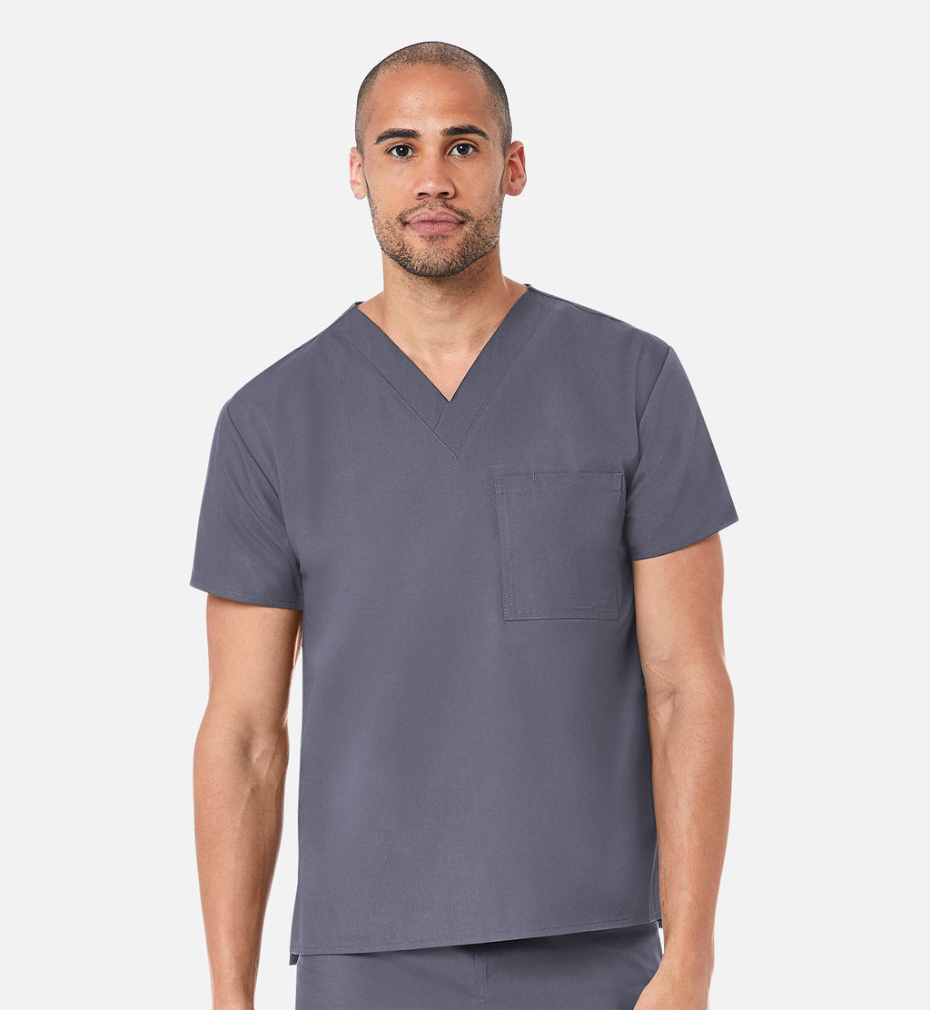 Core 1006 Unisex V-Neck Top Pewter