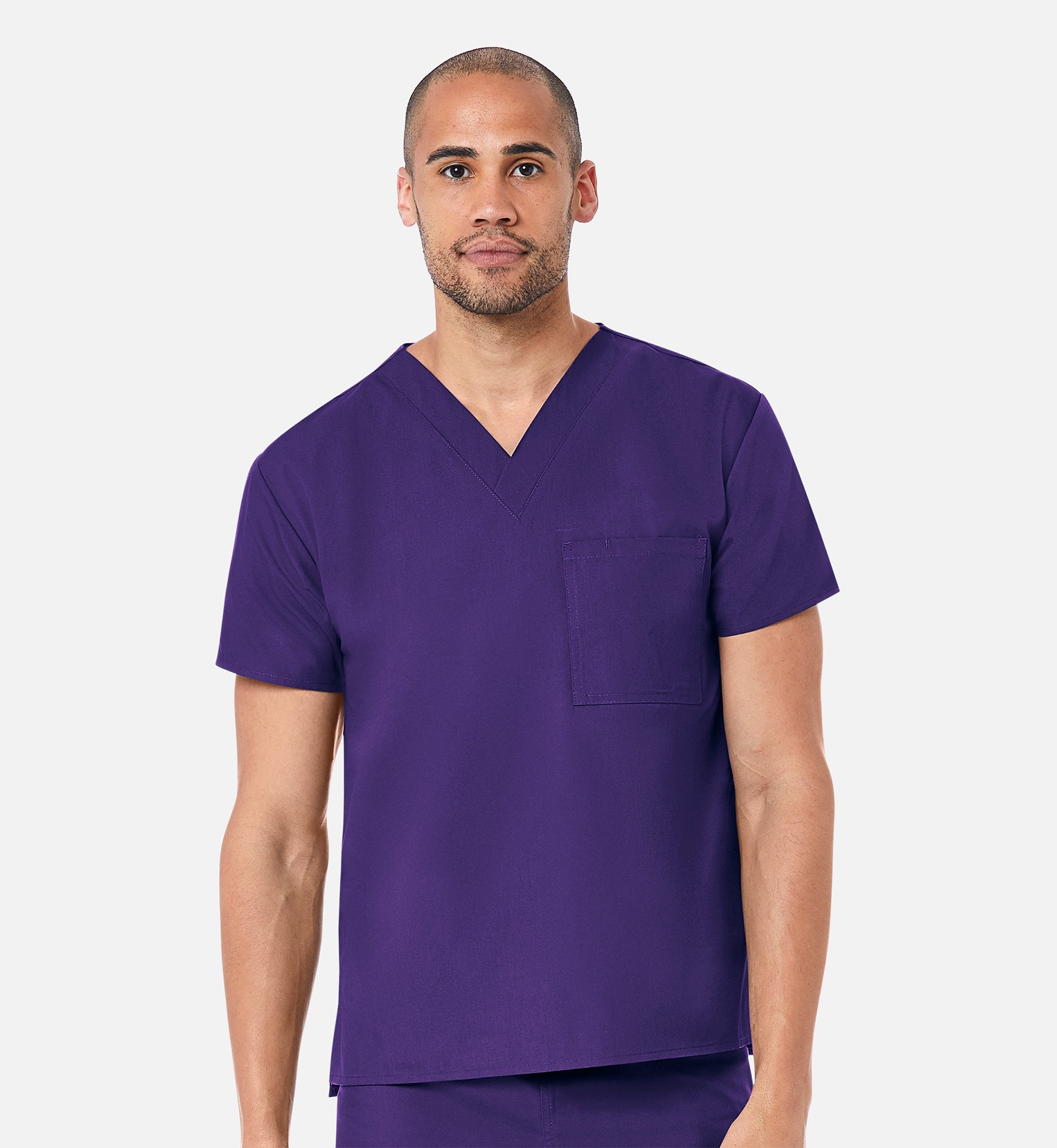 Core 1006 Unisex V-Neck Top Purple