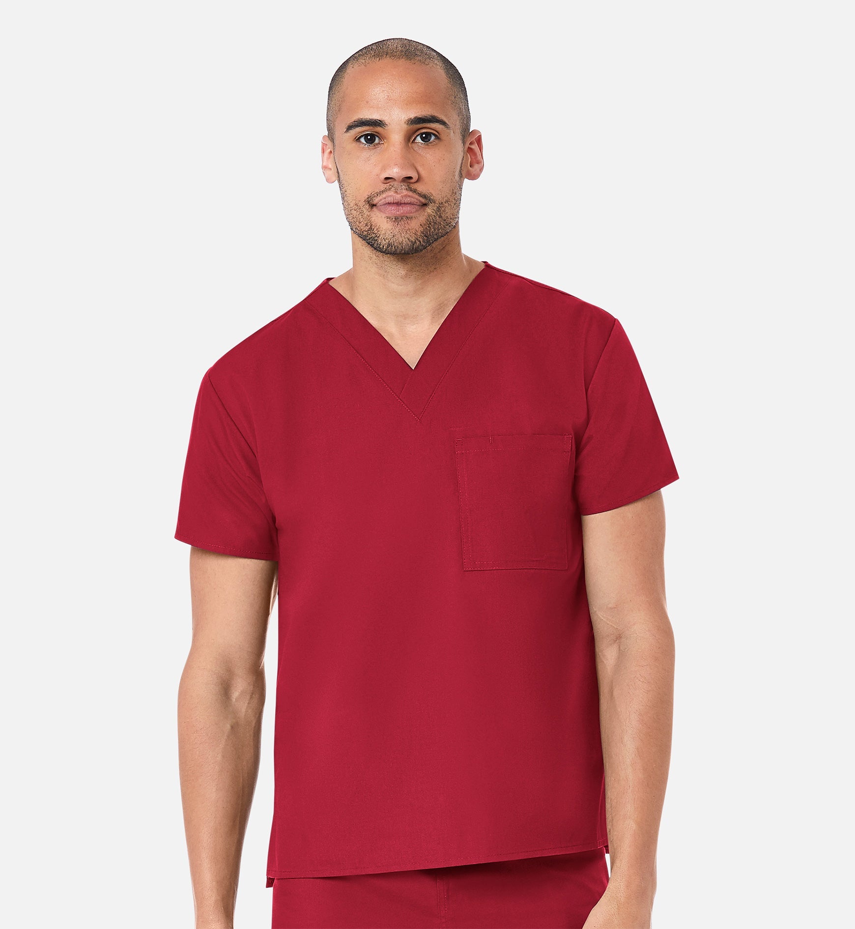 Core 1006 Unisex V-Neck Top Red