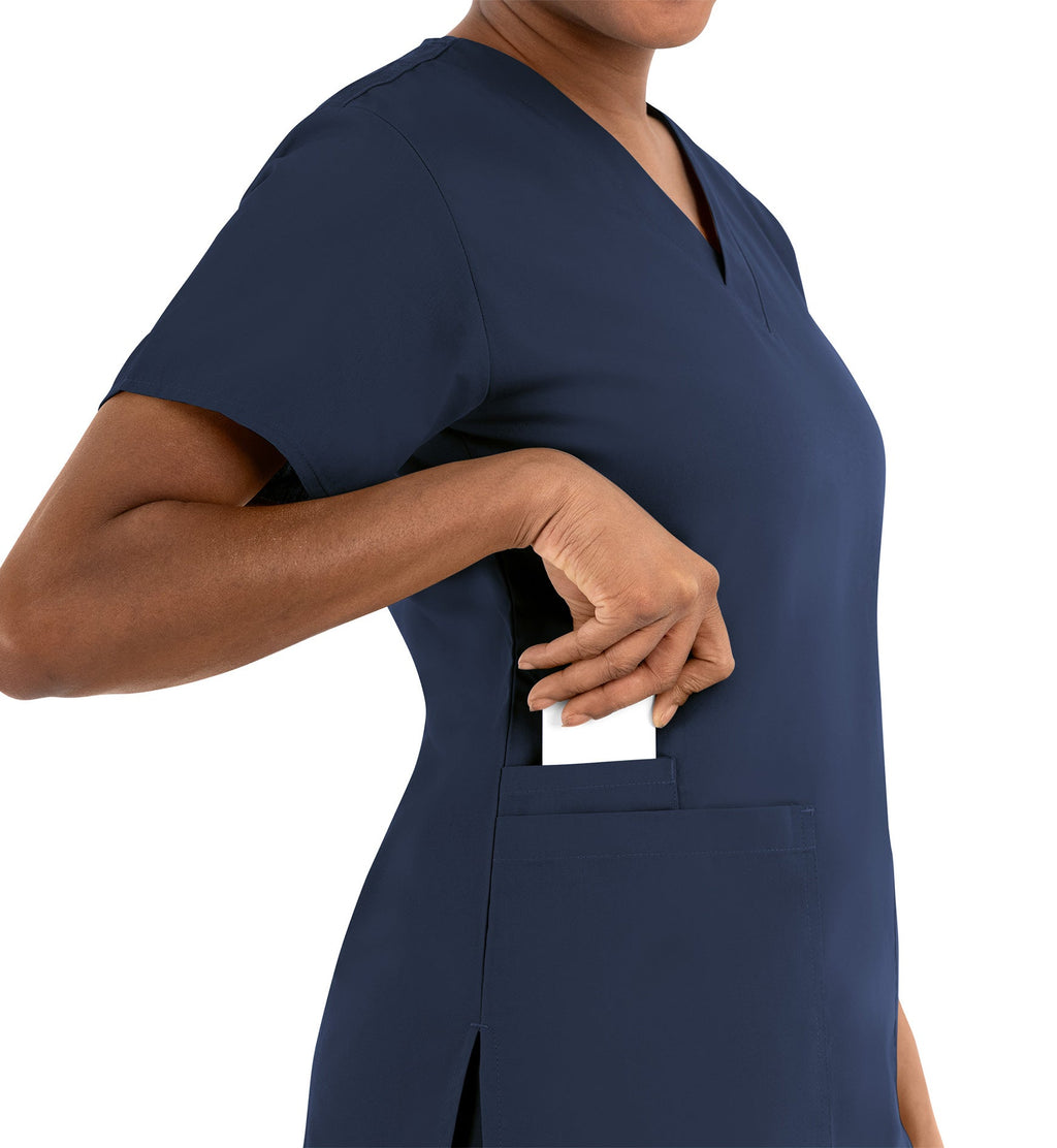 Core 1016 Women's Classic V-Neck Top Navy