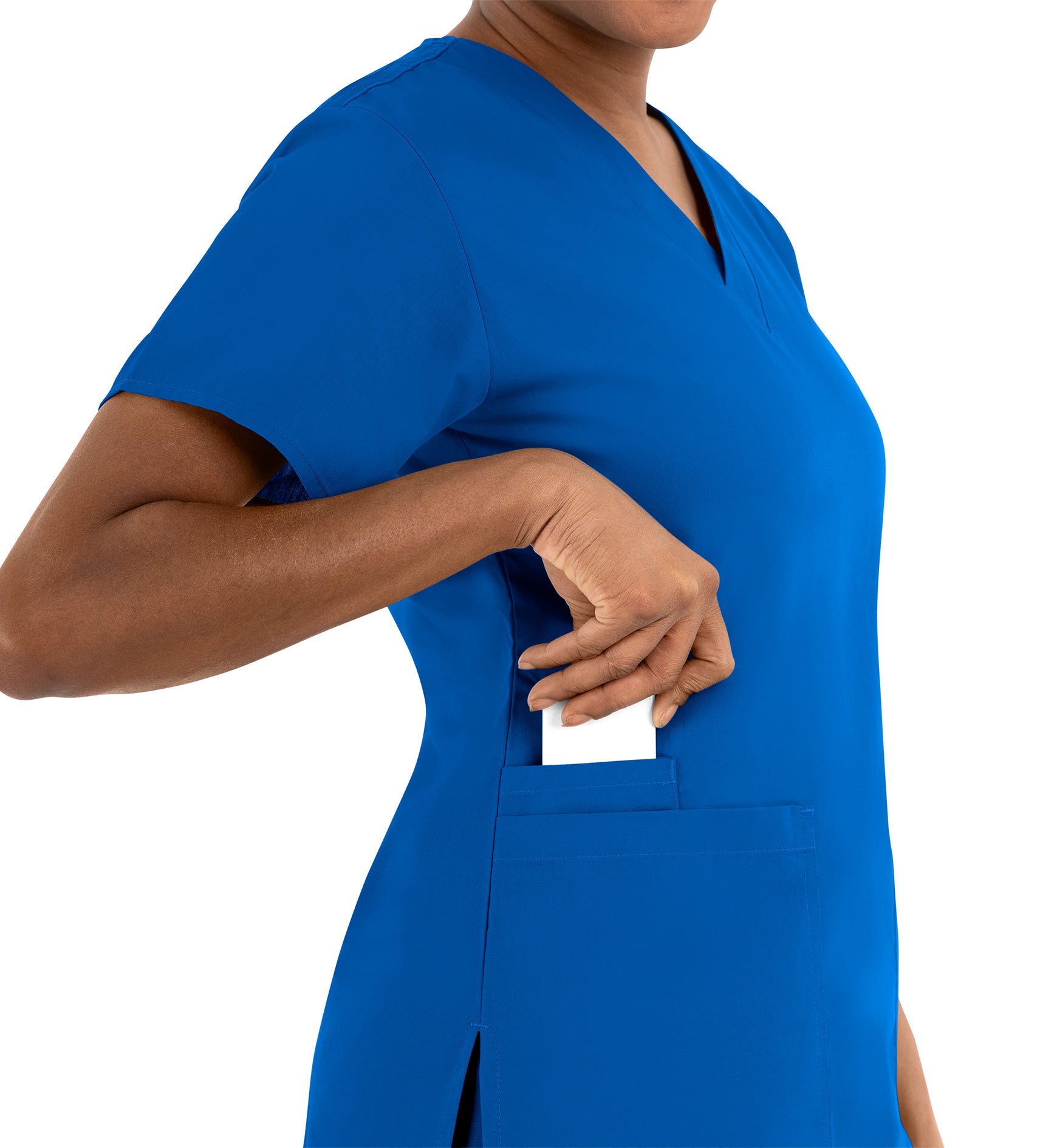 Core 1016 Women's Classic V-Neck Top Royal Blue