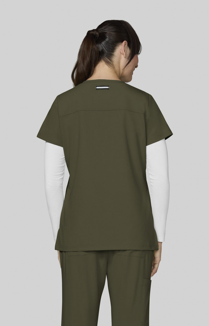 Next Gen 1019 Hustle and Heart Top Olive Green