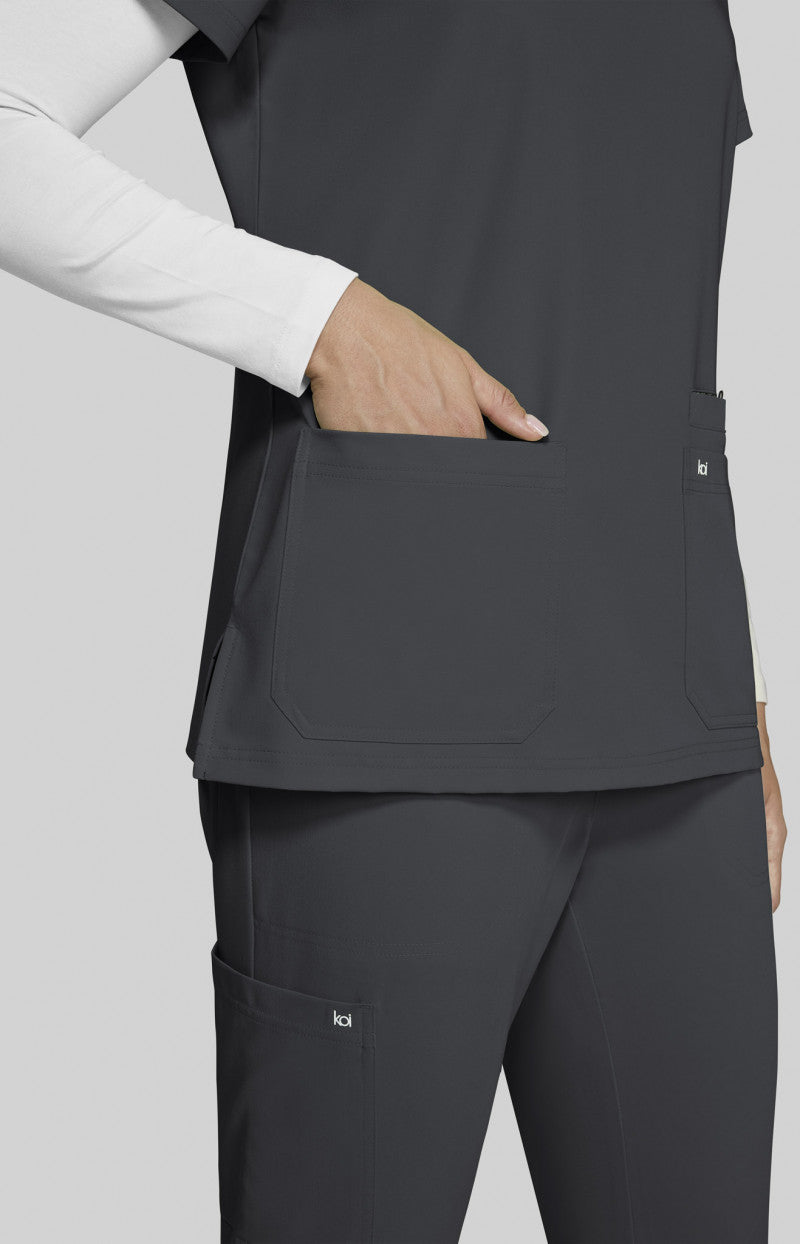 Next Gen 1019 Hustle and Heart Top Charcoal