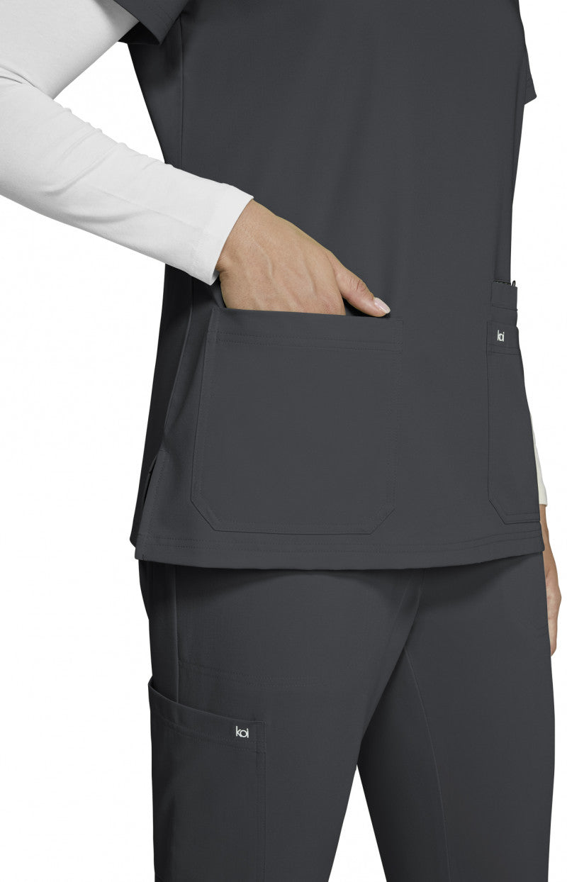 Next Gen 1019 Hustle and Heart Top Charcoal