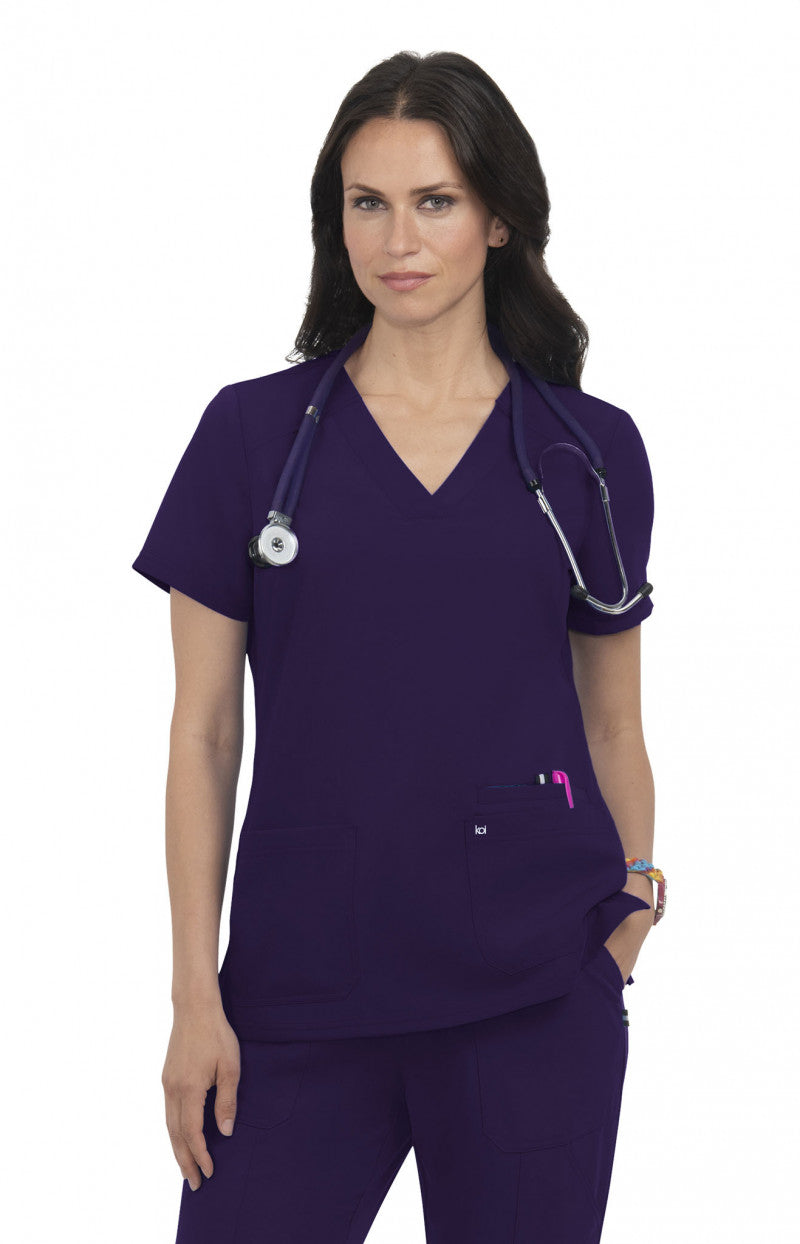 Next Gen 1019 Hustle and Heart Top Eggplant