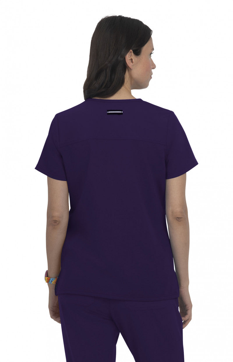 Next Gen 1019 Hustle and Heart Top Eggplant