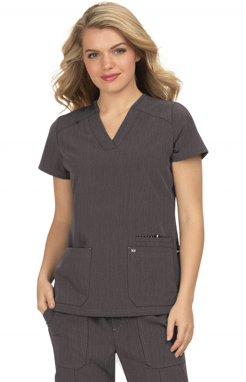 Next Gen 1019 Hustle and Heart Top Heather Grey