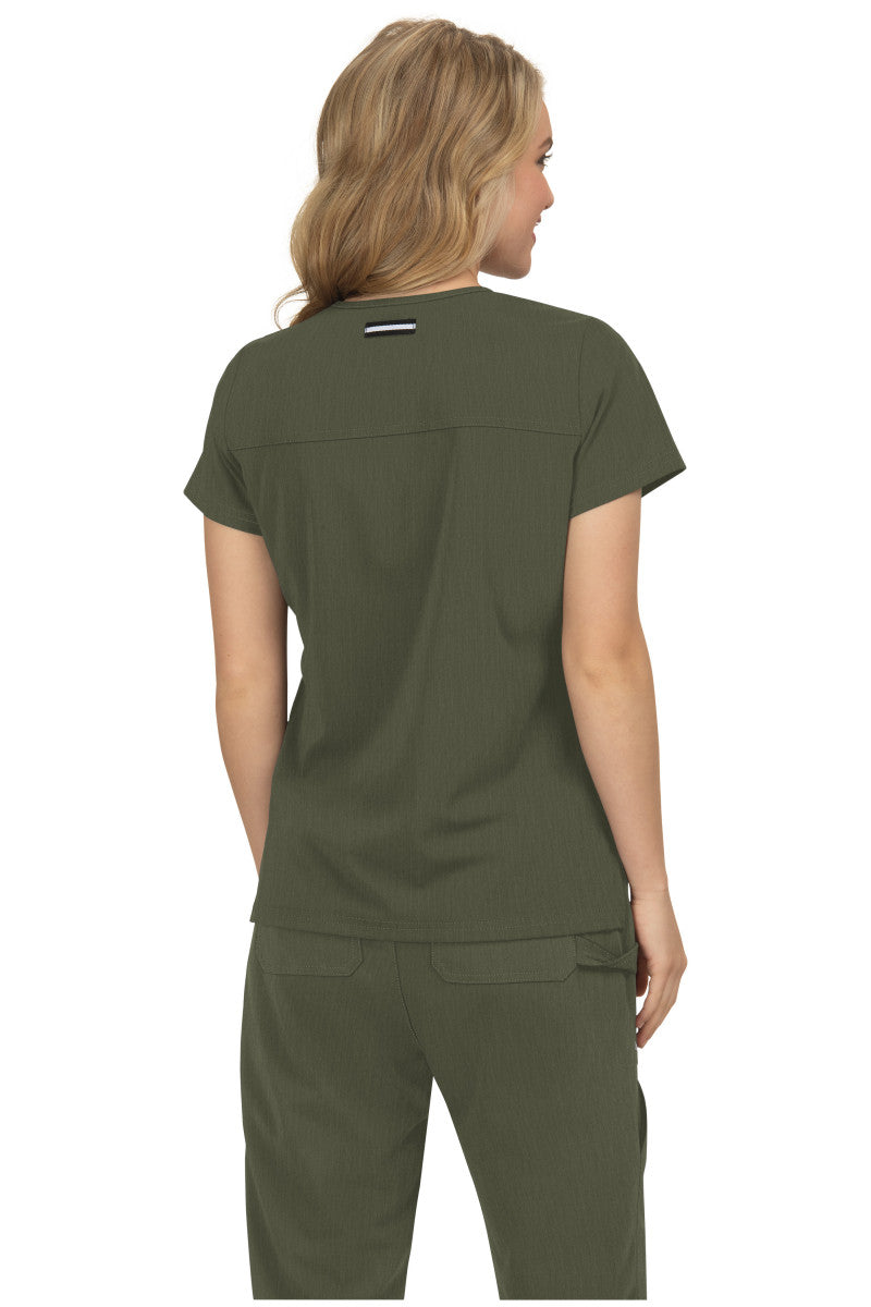 Next Gen 1019 Hustle and Heart Top Heather Olive