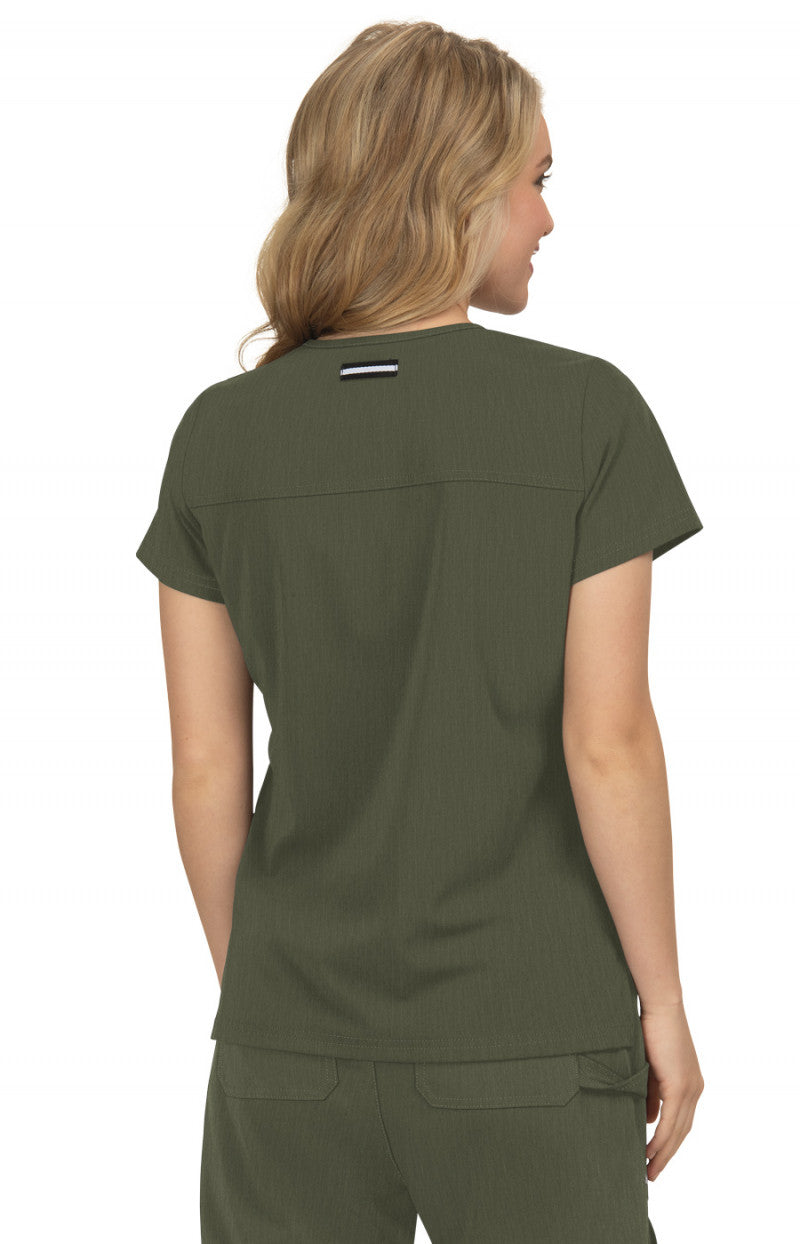 Next Gen 1019 Hustle and Heart Top Heather Olive