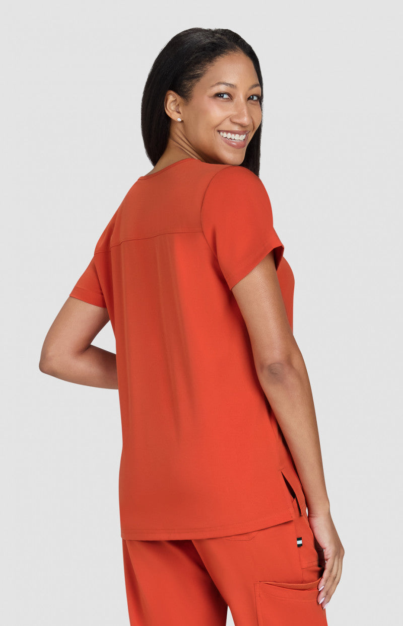 1019 Next Gen 1019 Hustle and Heart Top Burnt Umber – Affordable Uniforms