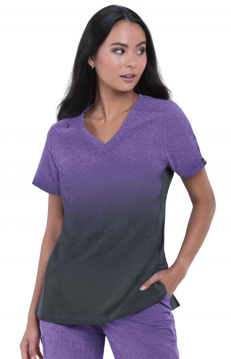 Basics 1031PR Cali Top Heather Wisteria/ Charcoal Ombre
