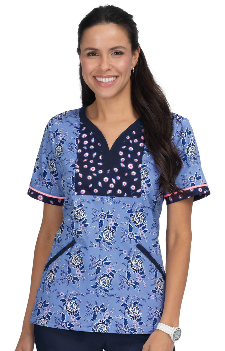 Stretch 1054PR Lennon Top Vintage Floral