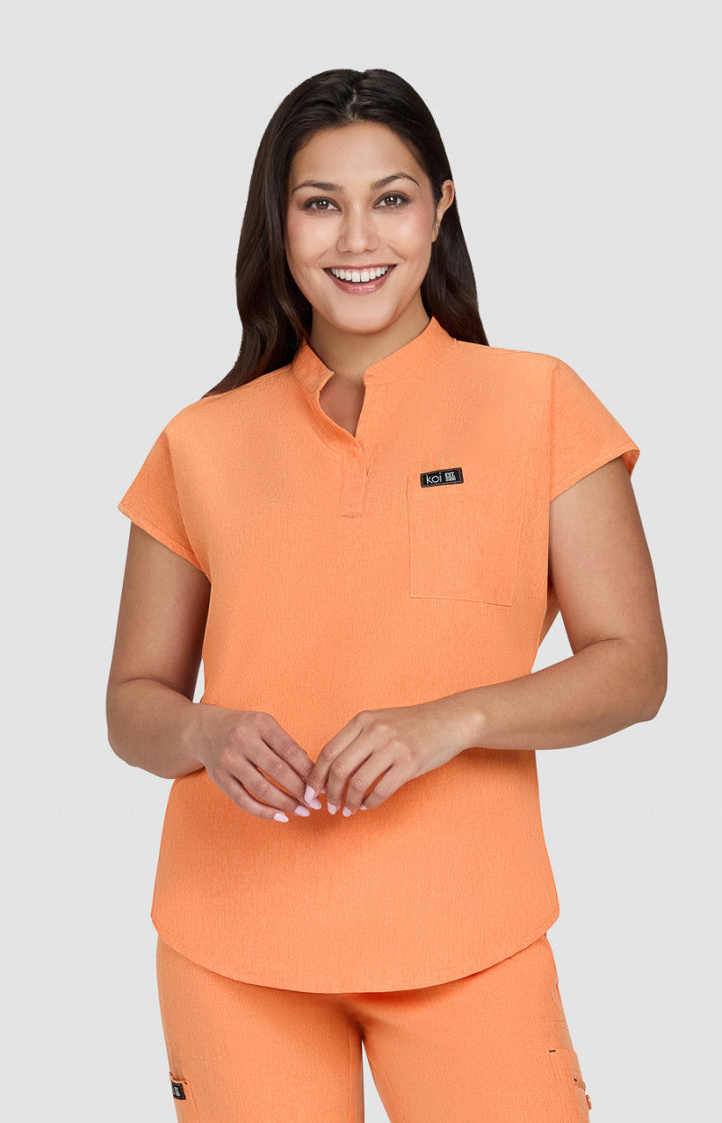 Basics 1093 Ari Top Heather Apricot