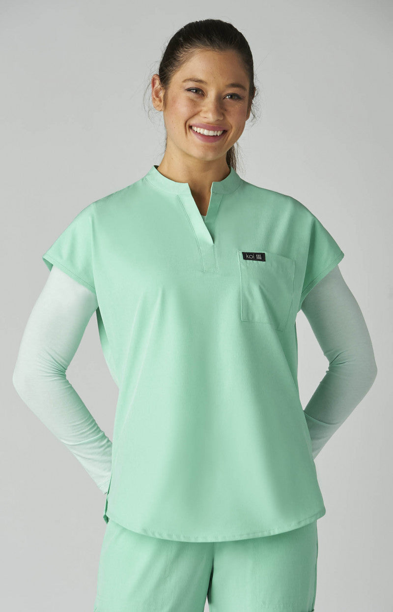 Basics 1093 Ari Top Heather Jelly Mint