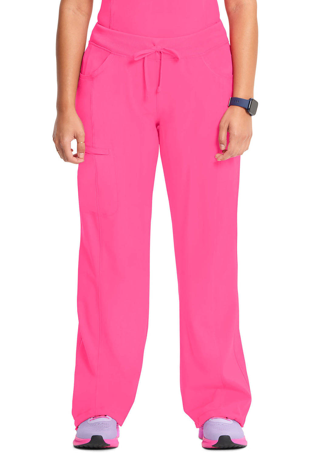 Classics 1123A Straight Leg Drawstring Pants Carmine Pink