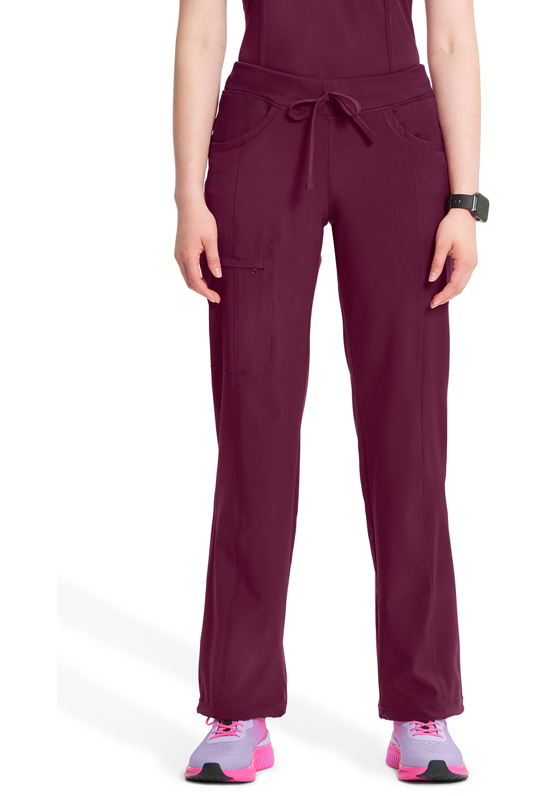 Classics 1123A Straight Leg Drawstring Pants Wine