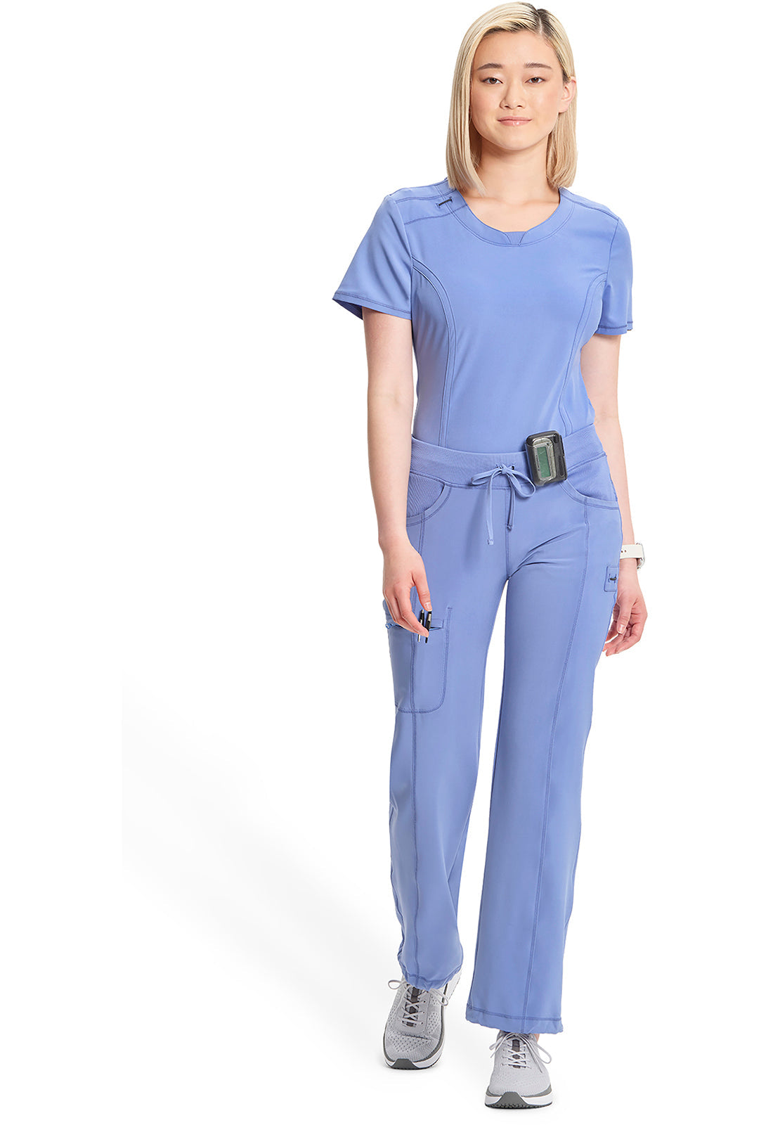 Classics 1123A Straight Leg Drawstring Pants Ciel