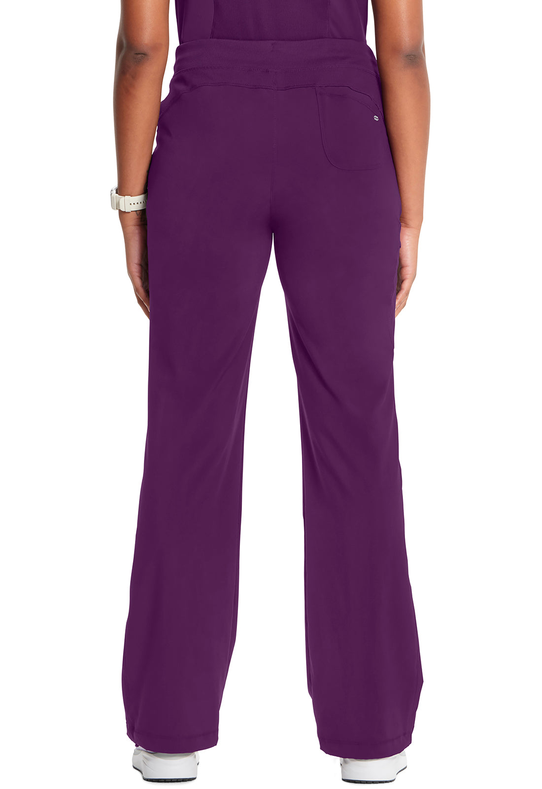 Infinity 1123A Women's Straight Leg Drawstring Scrub Pants Eggplant