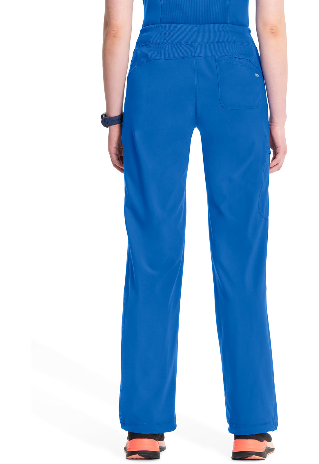 Infinity 1123A Women's Straight Leg Drawstring Scrub Pants Royal