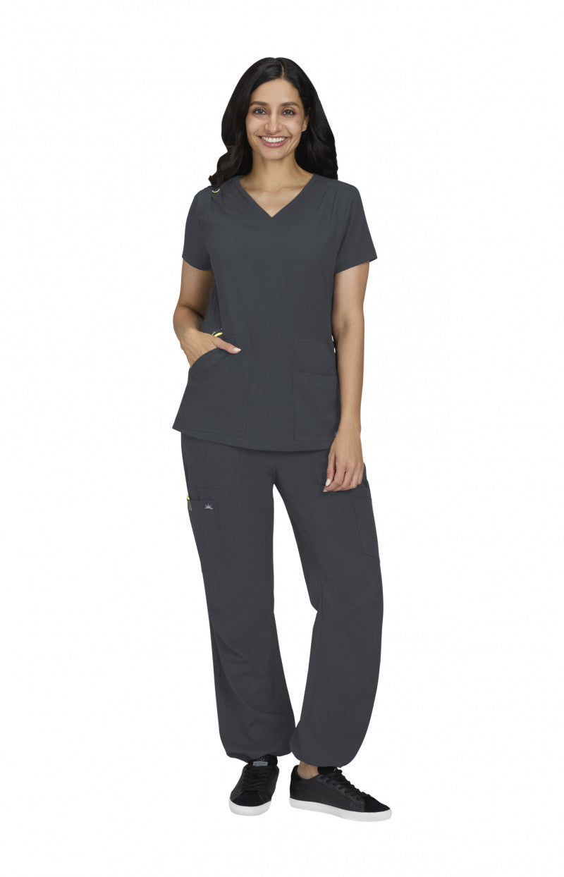 Solis 1129 Sari Top Charcoal