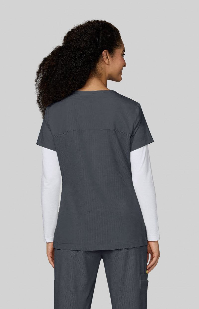 Solis 1129 Sari Top Charcoal