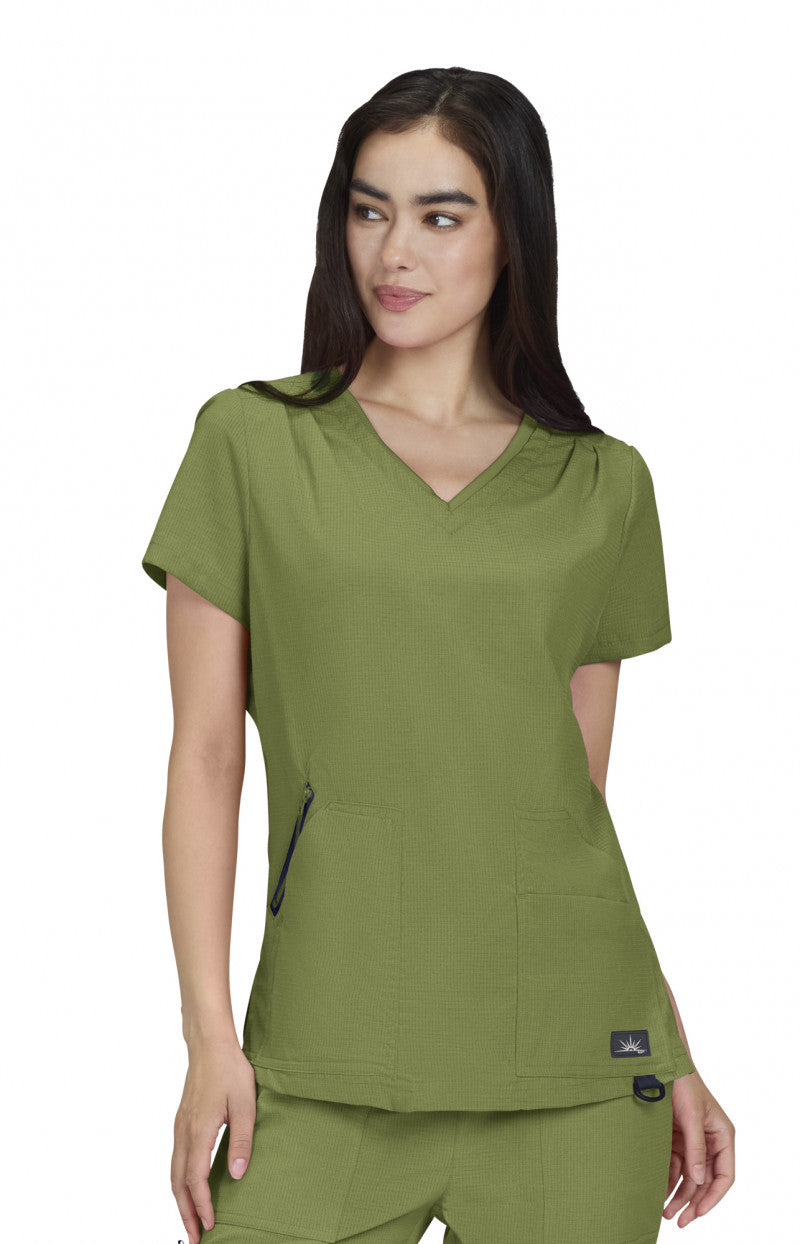 Solis 1129 Sari Top Martini Olive