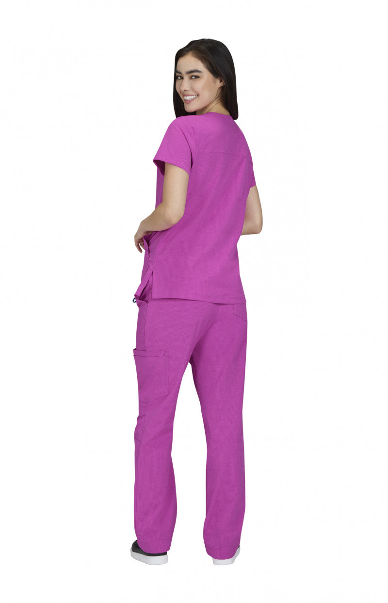 Solis 1129 Sari Top Hibiscus Pink
