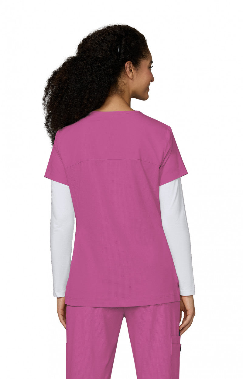 Solis 1129 Sari Top Hibiscus Pink