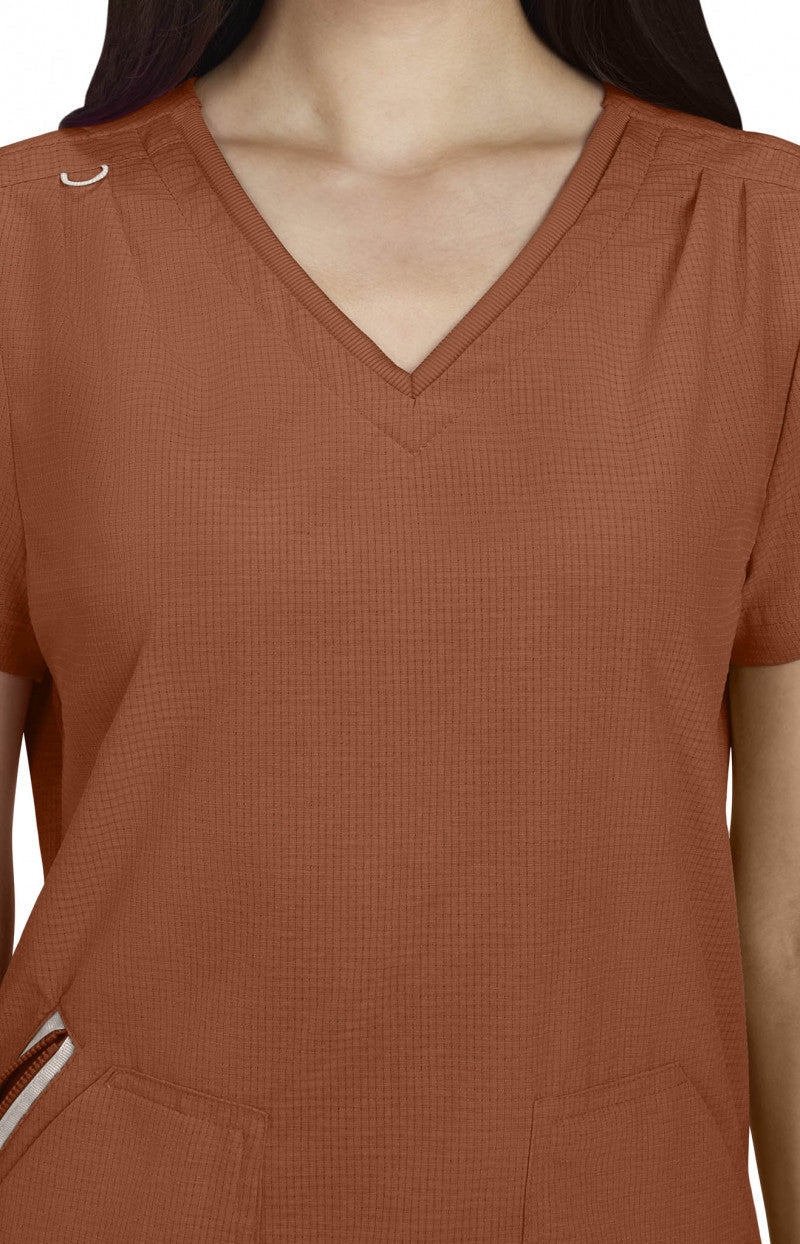 Solis 1129 Sari Top Dark Copper