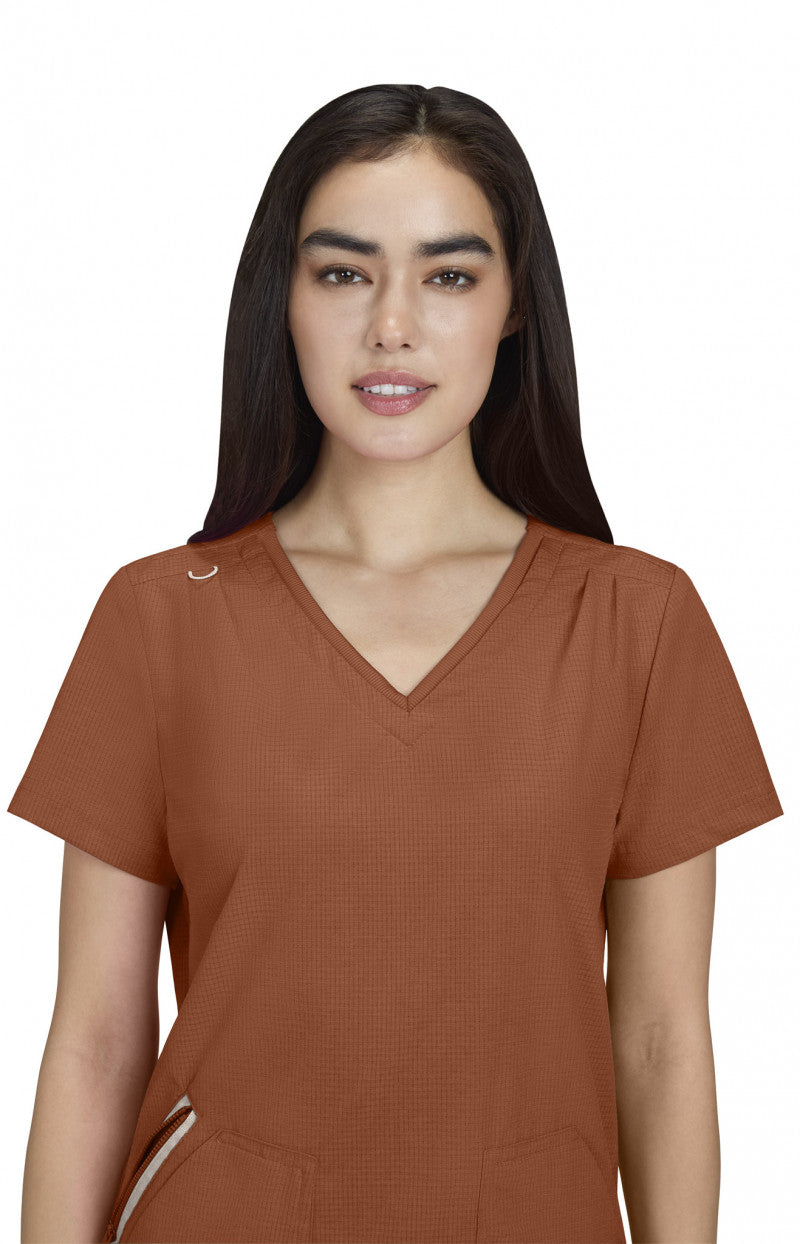 Solis 1129 Sari Top Dark Copper