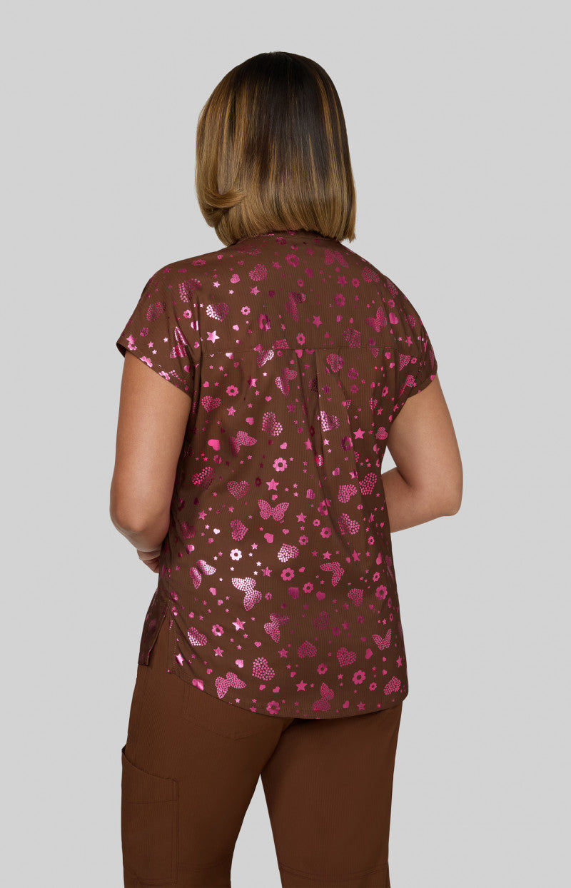 Lite 1141PR Ari Top Iridescent Light Bright Walnut