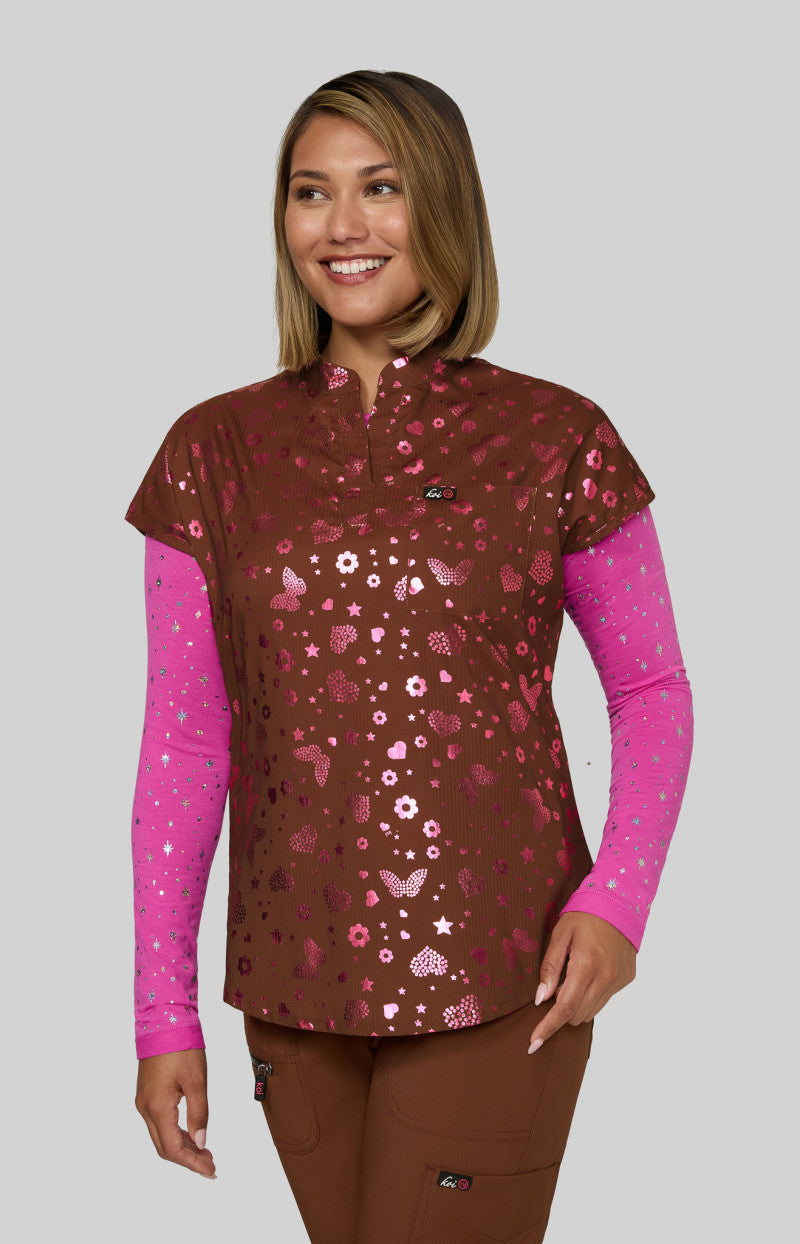 Lite 1141PR Ari Top Iridescent Light Bright Walnut