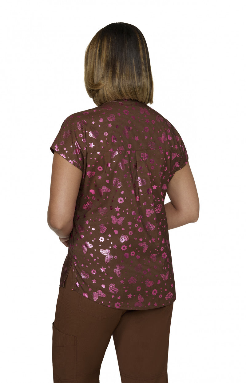 Lite 1141PR Ari Top Iridescent Light Bright Walnut