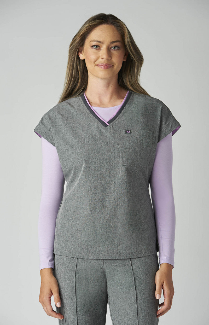 Basics 1145 McKenna Top Heather Grey