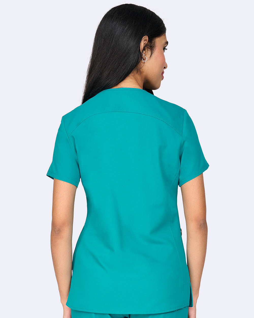 Studio 1165 Focus V-Neck Top Teal