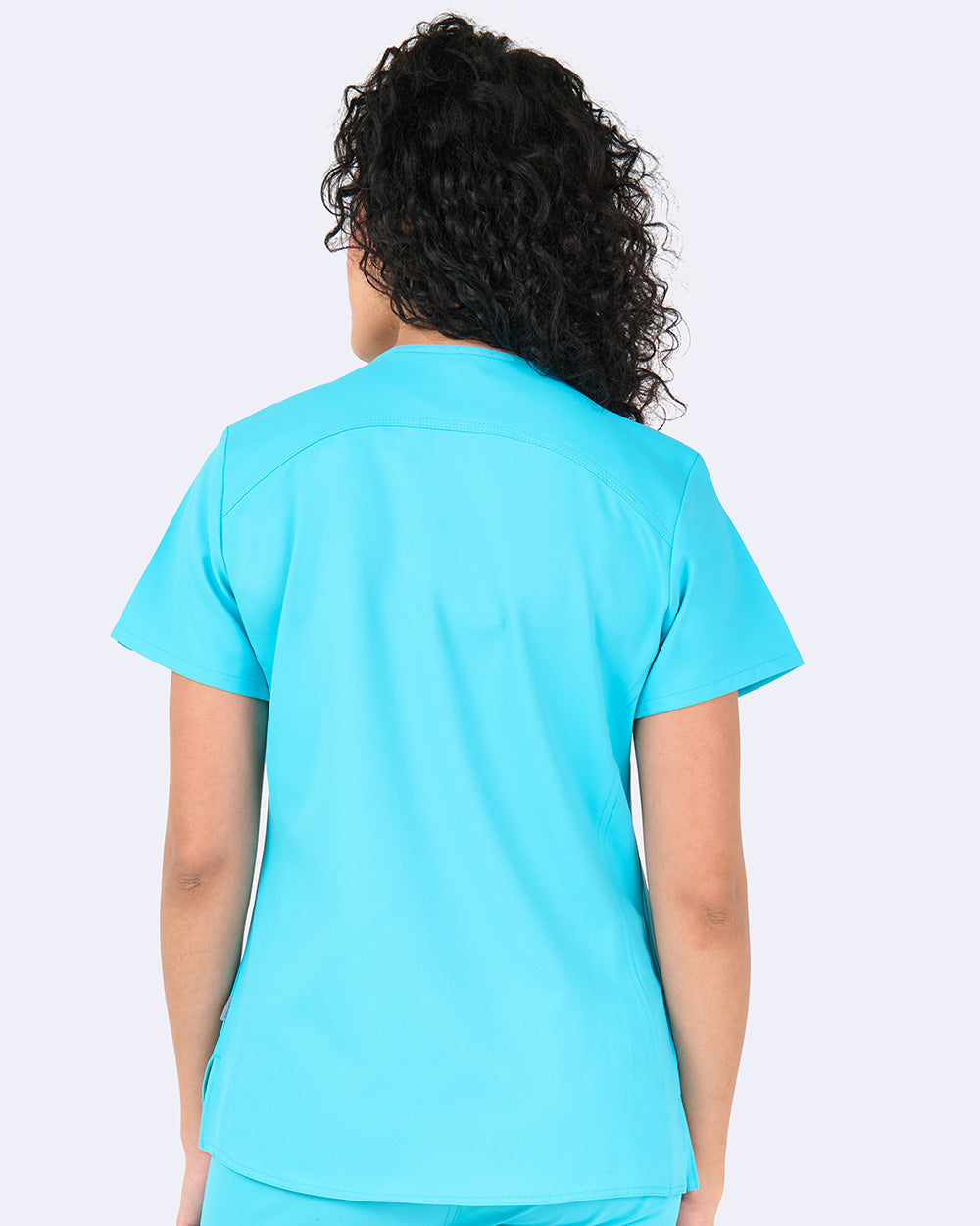 Studio 1165 Focus V-Neck Top Turquoise