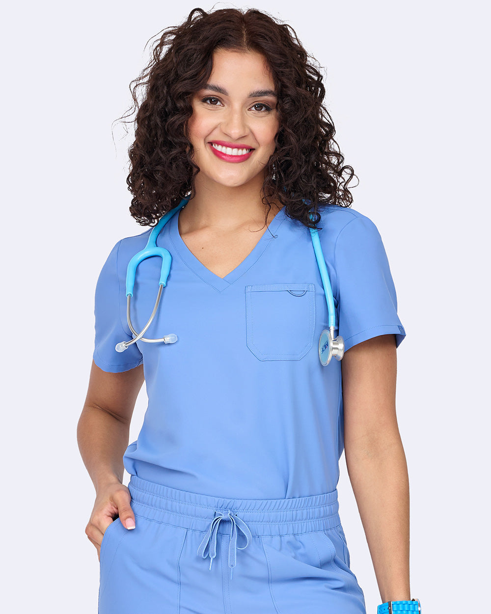 Studio 1169 Elevate Tuck-In Top Ciel