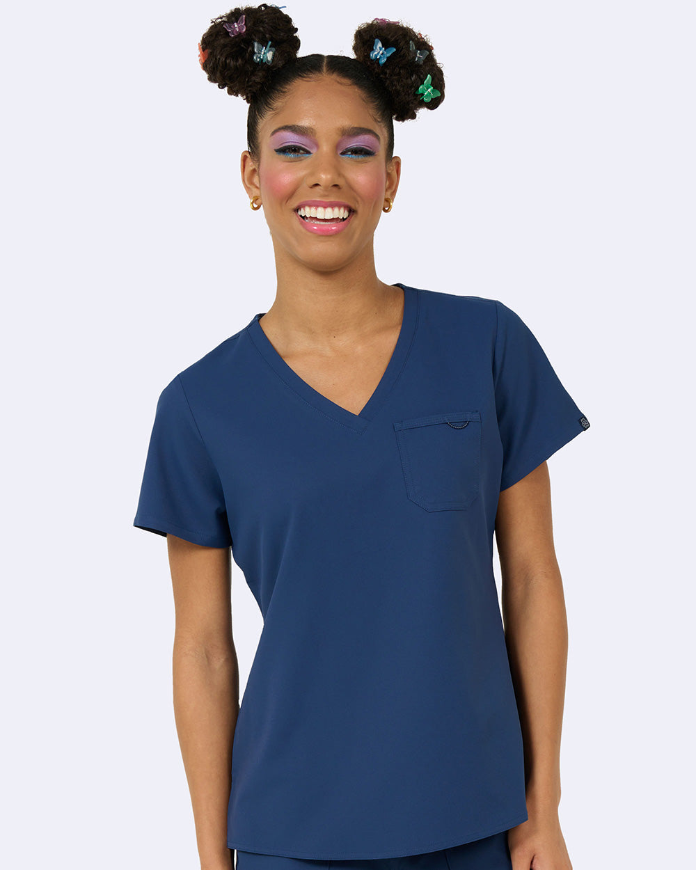 Studio 1169 Elevate Tuck-In Top Navy