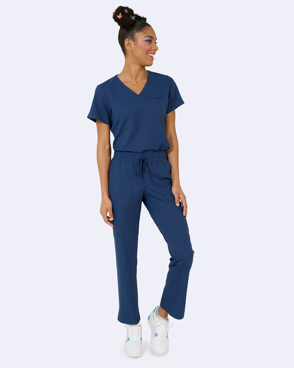 Studio 1169 Elevate Tuck-In Top Navy