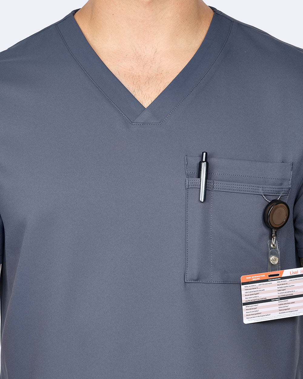 Studio 1195 Power 3-Pocket Top Pewter