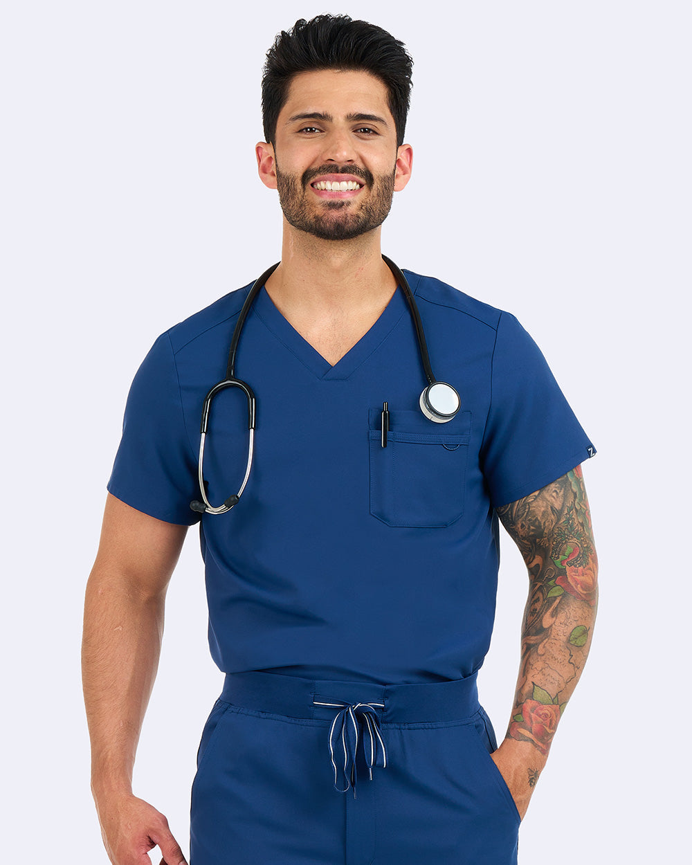 Studio 1197 Trailblazer Tuck-In Top Navy