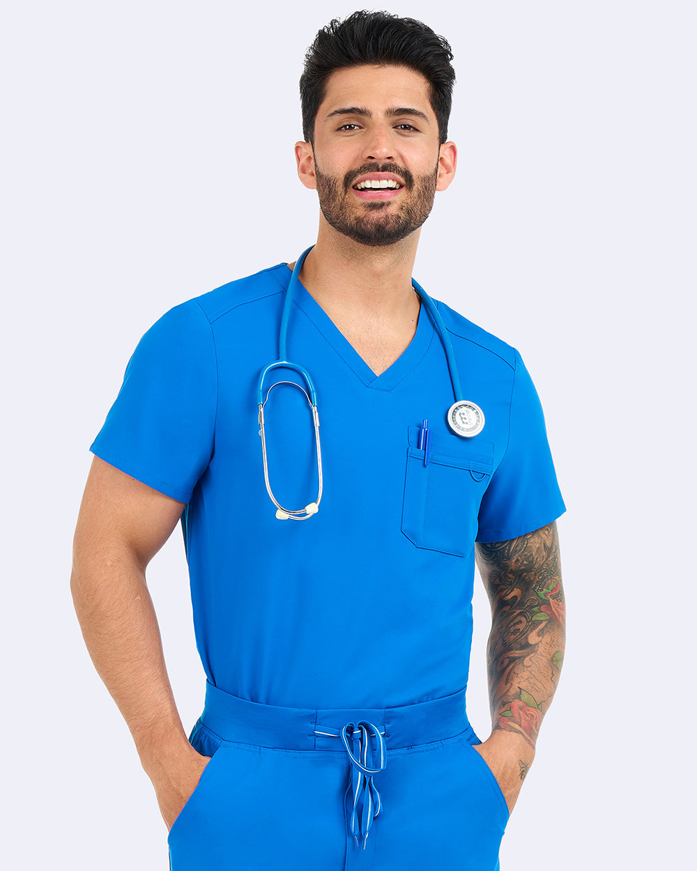 Studio 1197 Trailblazer Tuck-In Top Royal