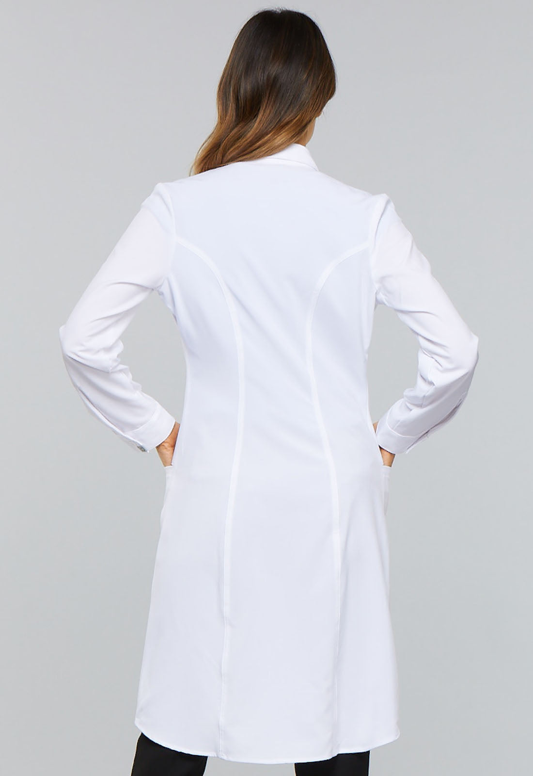 Classics 1401A 40" Lab Coat White Model Image Back | Infinity