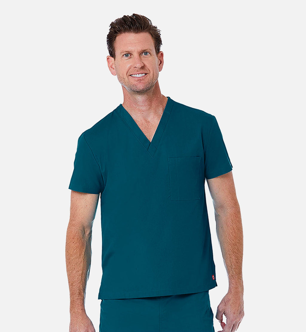 Redpanda 1706 Unisex V-Neck Top Caribbean Blue