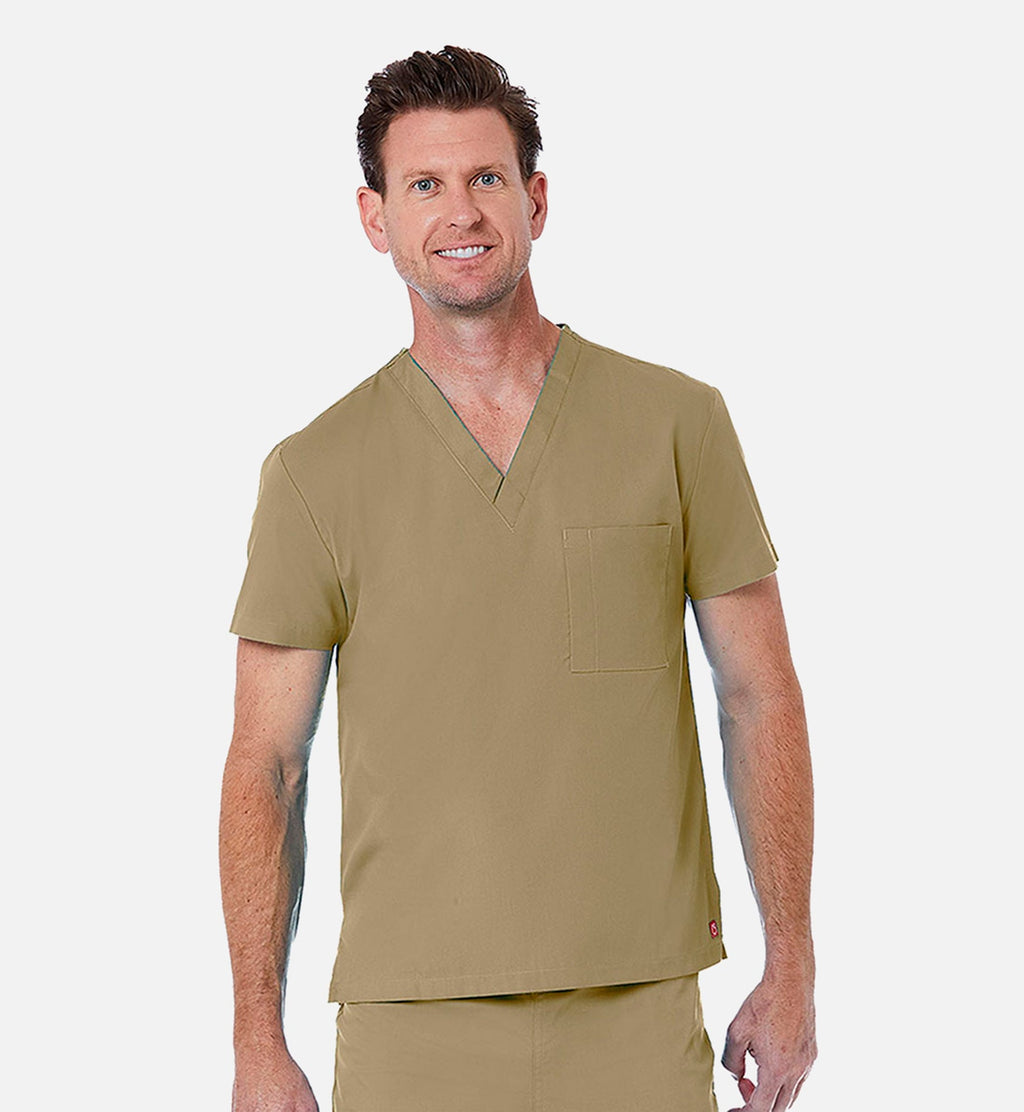 Redpanda 1706 Unisex V-Neck Top Khaki
