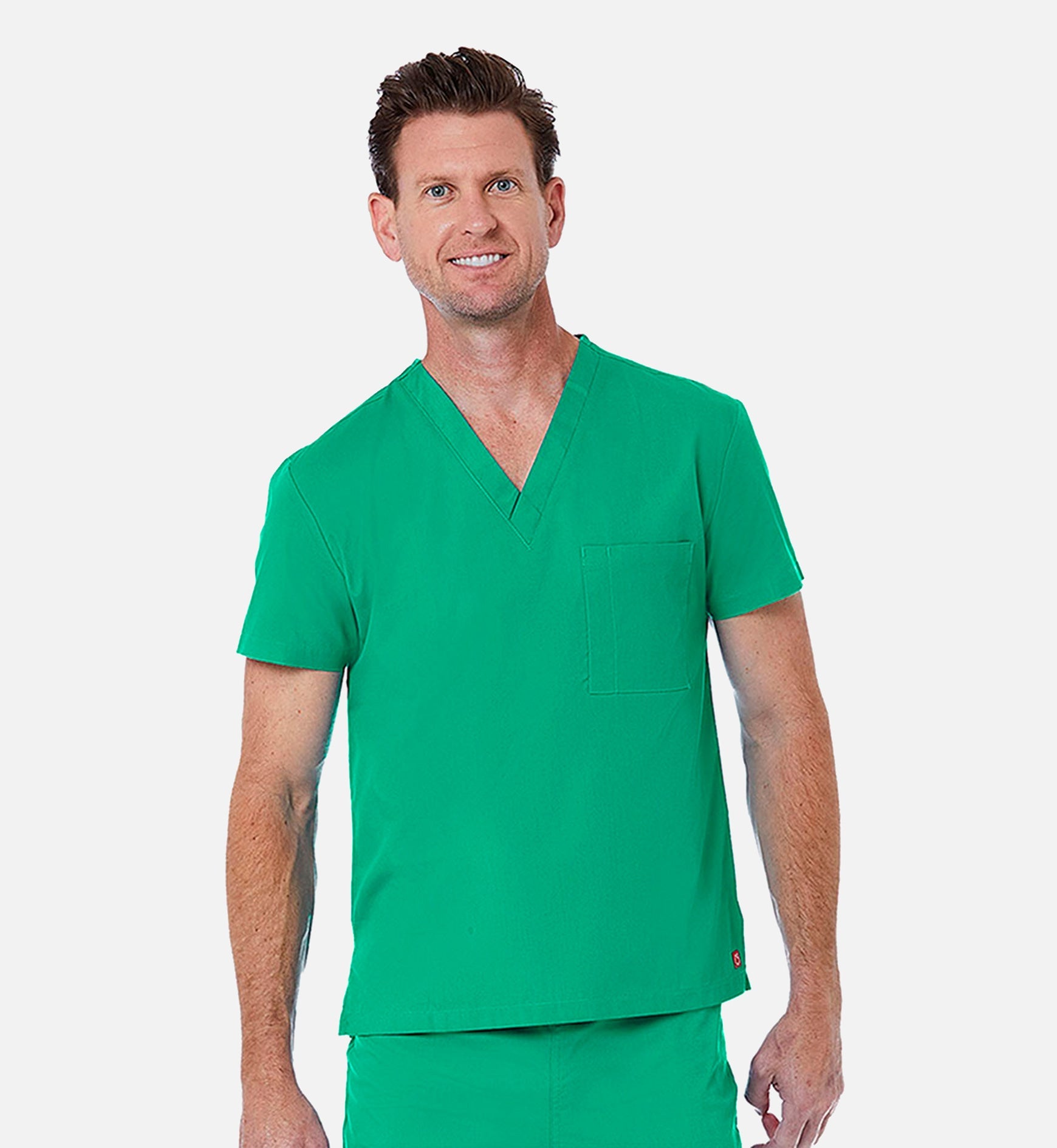 Redpanda 1706 Unisex V-Neck Top Surgical Green