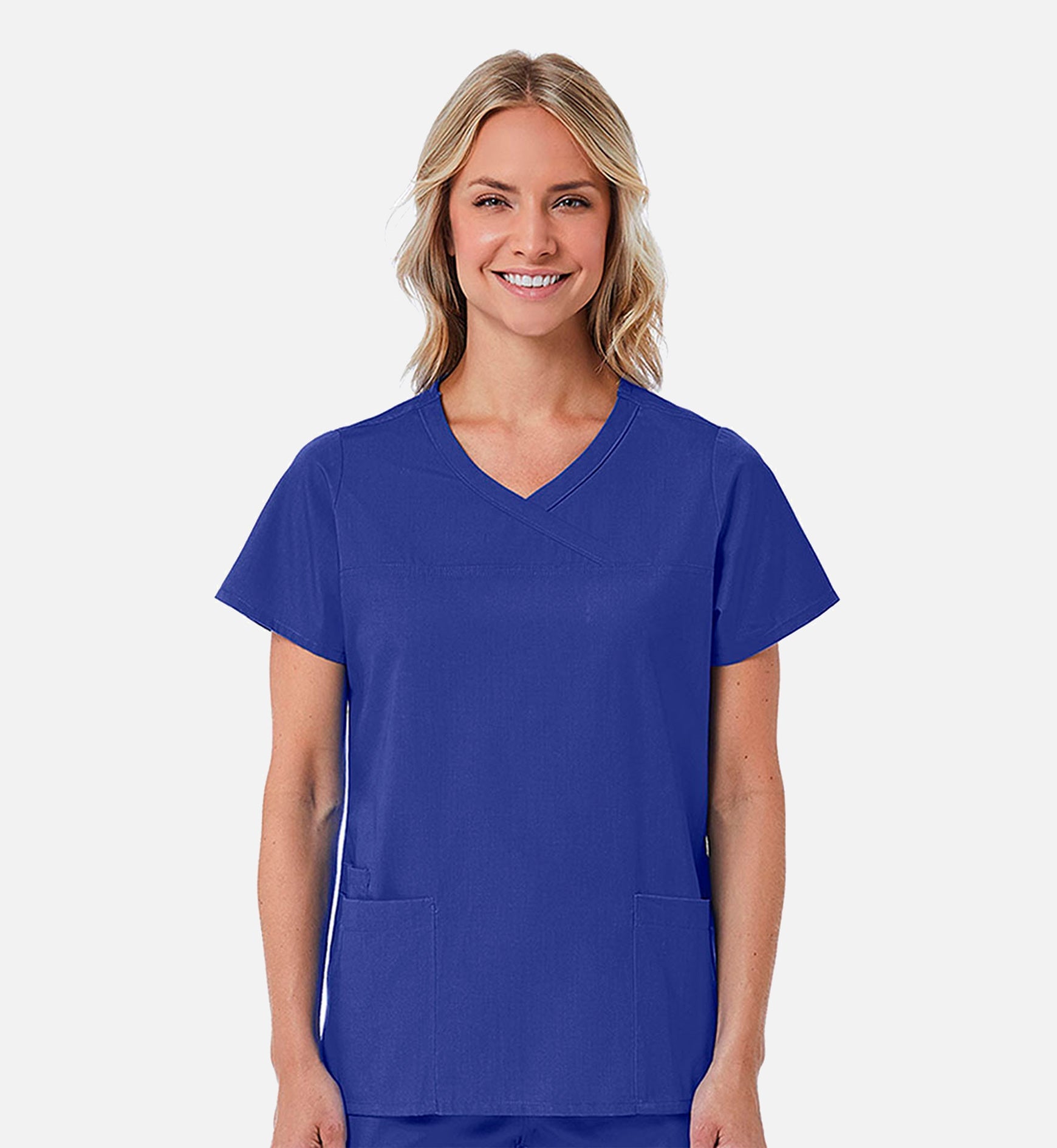 Redpanda 1726 Women's Mock Wrap Top Galaxy Blue